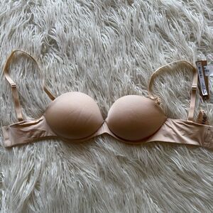 Skims Ultimate Push Up Strapless Bra Sand Size 30D